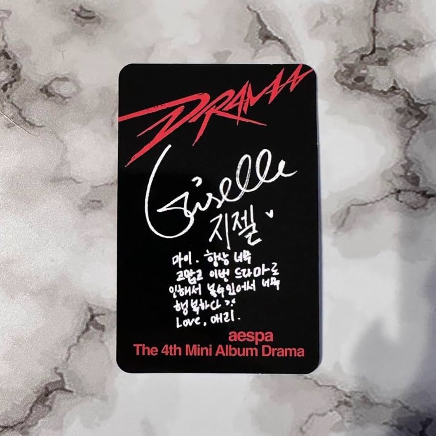 aespa drama applemusic 特典トレカ ジゼル Amazon.co.jp: Aespa Drama ジゼル Idoustage 特典 トレカ 2