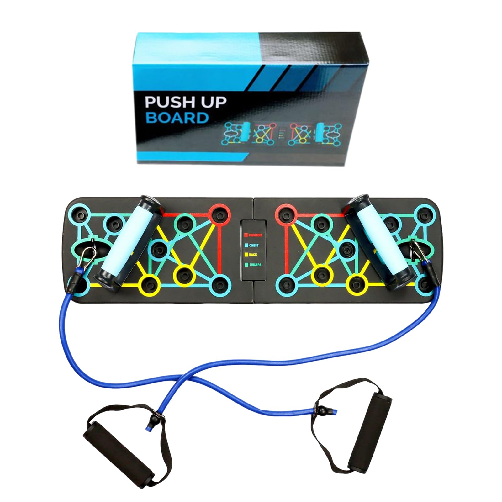 Planche de pompes compacte avec système de supports pliables et stables - 8