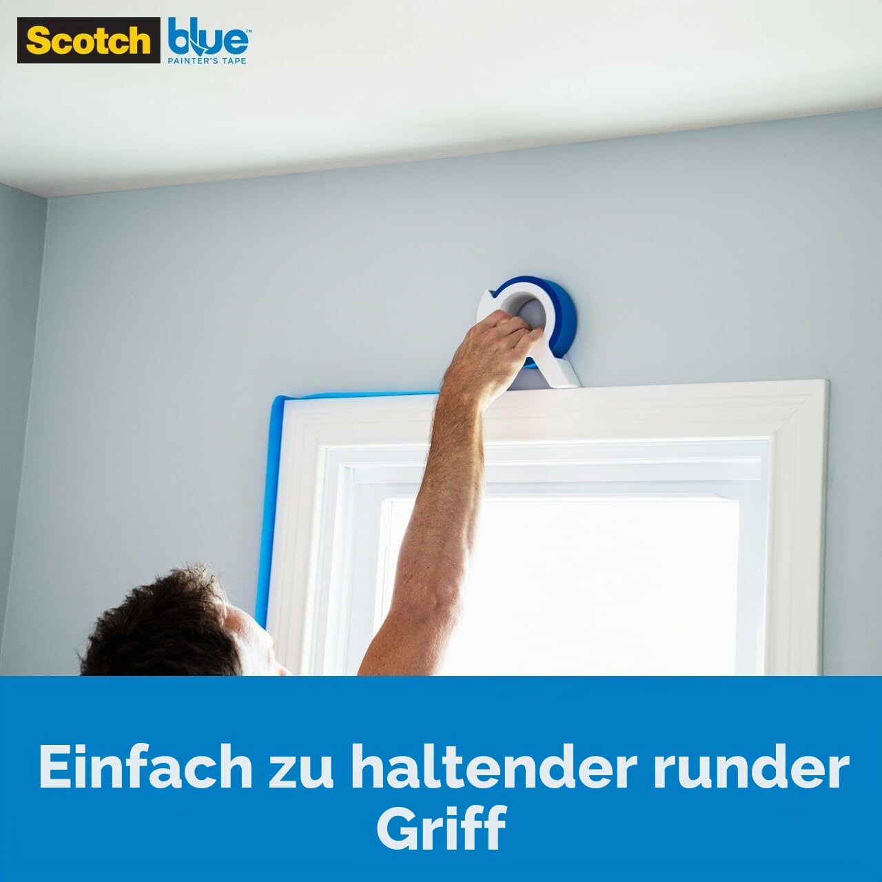 ScotchBlue TA3-SB Malerband-Applikator, blau, mit 1 Starterrolle, 3,6 cm x 20 m