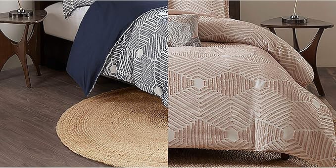 Image of INK+IVY Blaze Accent Tables - Wood Side Table - Pecan, Mid-Century Modern Style End Tables - 1 Piece Small Tables For Living Room
