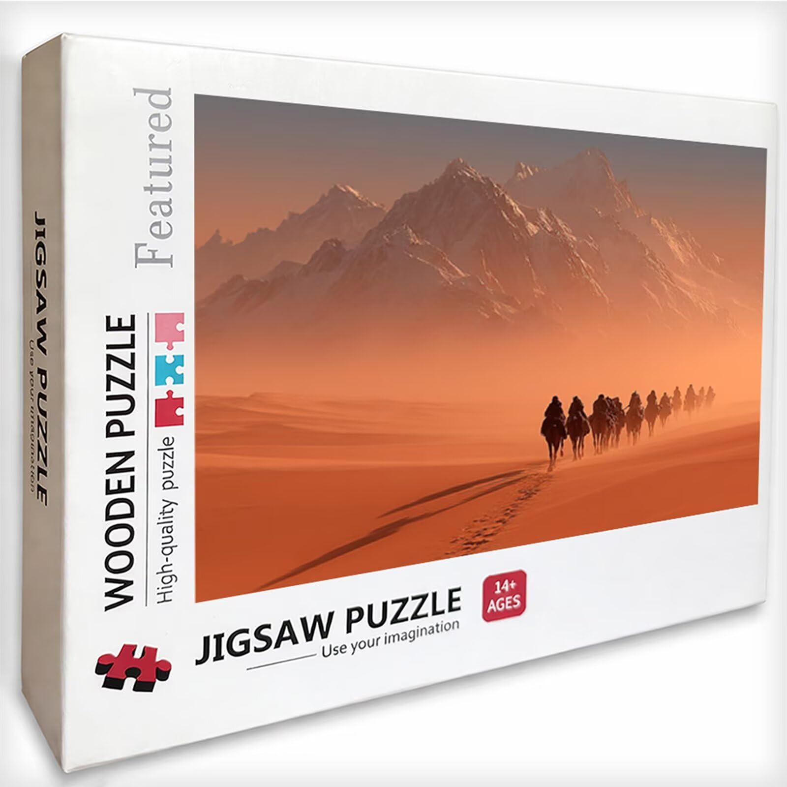 Desierto Puzzle Madera 4000 Piezas, MontañA Puzzle Adultos con Caja 141x87cm, Rompecabezas Desafiante, para Hombres Mujeres Adolescente, Juegos de Rompecabezas Creativos, Decoracion Hogar, 8-2421