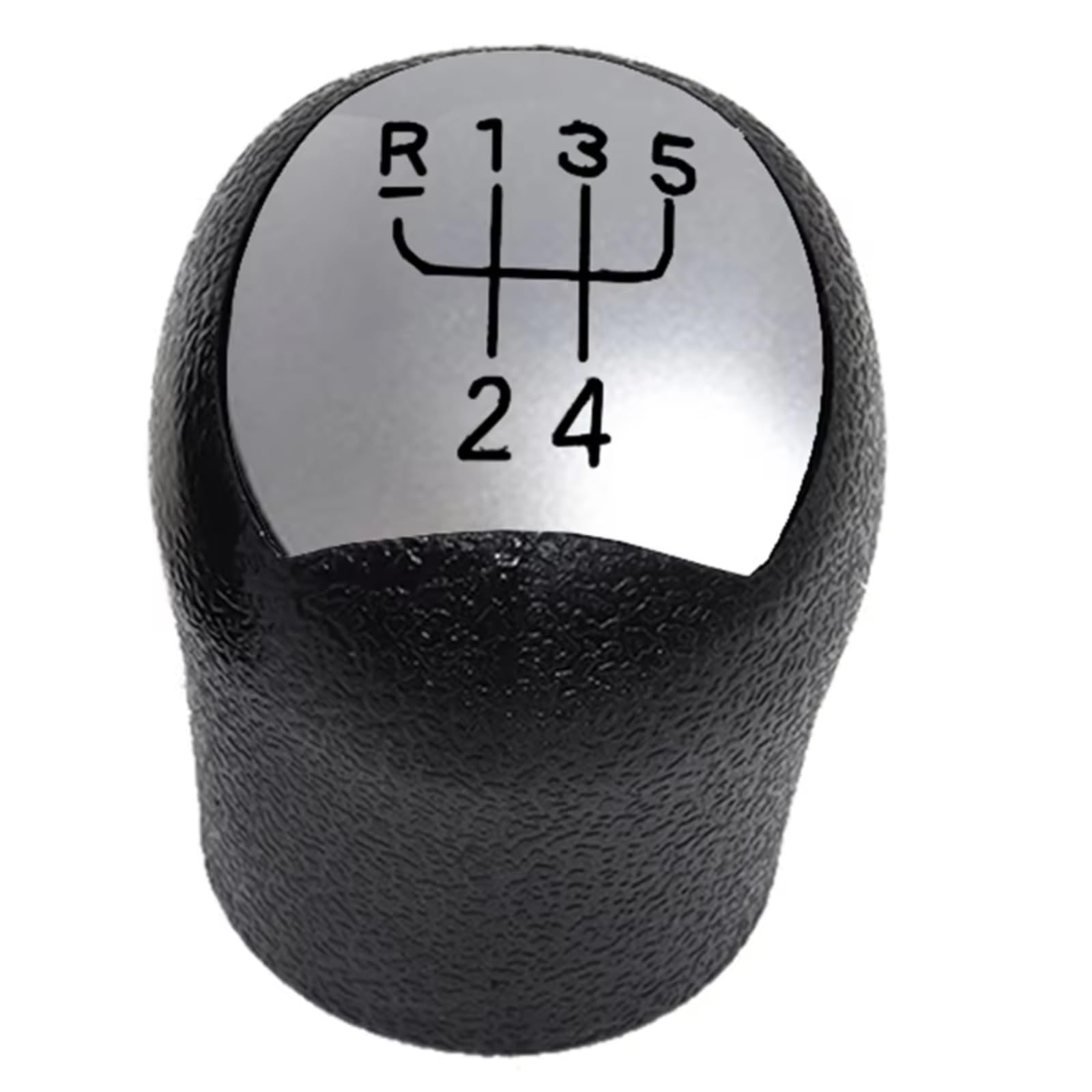 Hillar Silver Black Car Gear Stick Knob For Twingo For Scenic For Megane For Laguna For Kangoo For Clio Ii 2 Mk2 172 18 For Logan Abs Car Lever Shifter Stick(Silver Black)