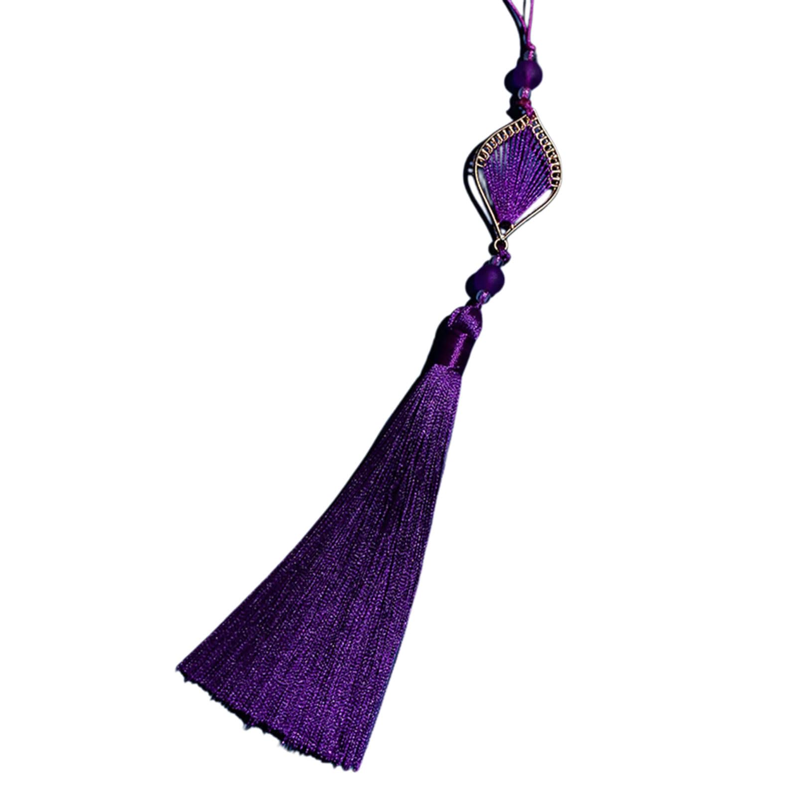 NEWFT Delicate Craftsmanship Tassels Decorations Handmade Soft Tassels Polyester Texture Suitable for Gifts or Decorating