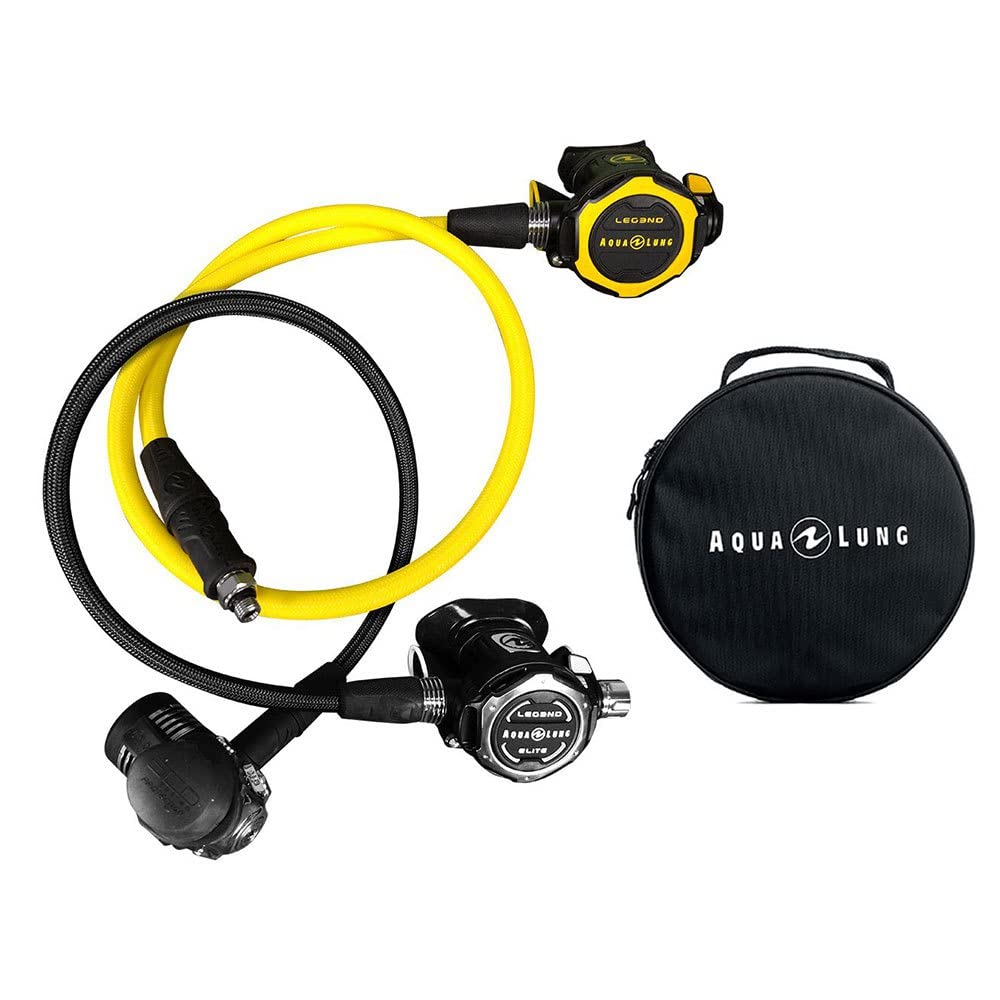 Pack Détendeur De Plongée Aqualung Legend 3 Elite DIN Complet – Octopus, Manomètre Et Sac Inclus, Respiratoire Optimal Pour Passionnés