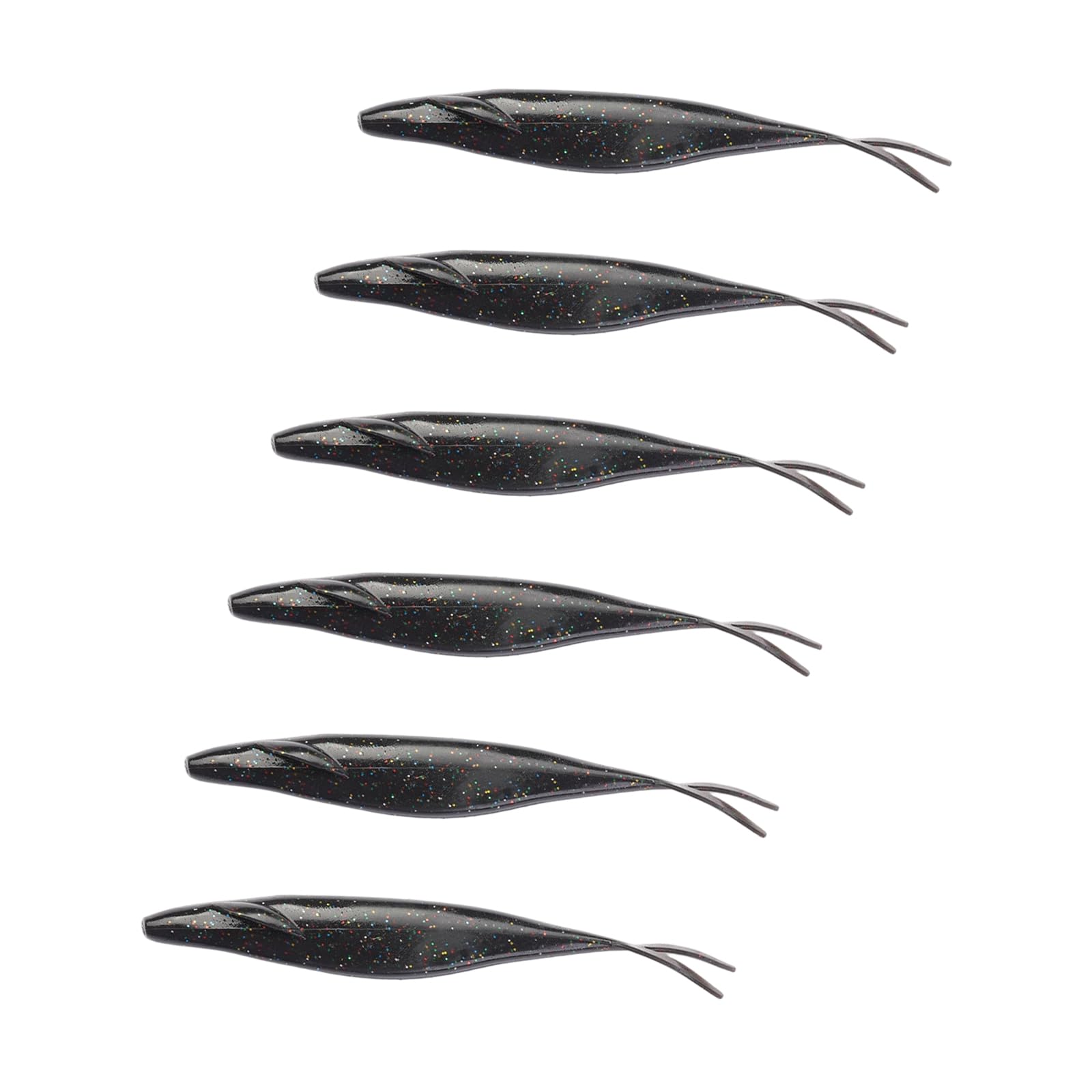 QIAOLIDA 12.7cm 9.6g Soft Fishing Lures with V Shape Tail, Simulation Fishing Swimbaits Artificial Baits Slow Sinking Fish Lures