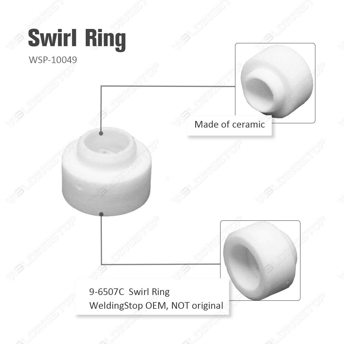PCH-26 Ricambio Plasma Punta Al Plasma Thermal Dynamics PCH-26 Per Tagliatrici M28, M-35, M-40 - Nuova, Confezione 23pz Ricambio Taglio Plasma Riverweld - Foto 6