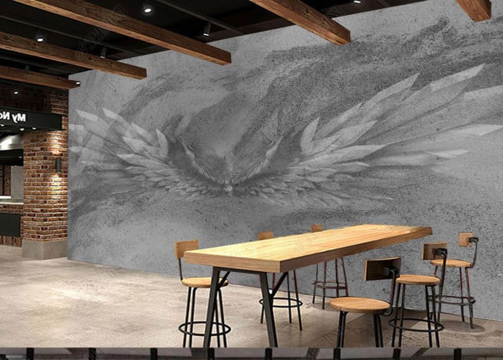 Papier peint intissé ailes d'ange grand format pour une décoration murale premium - 2