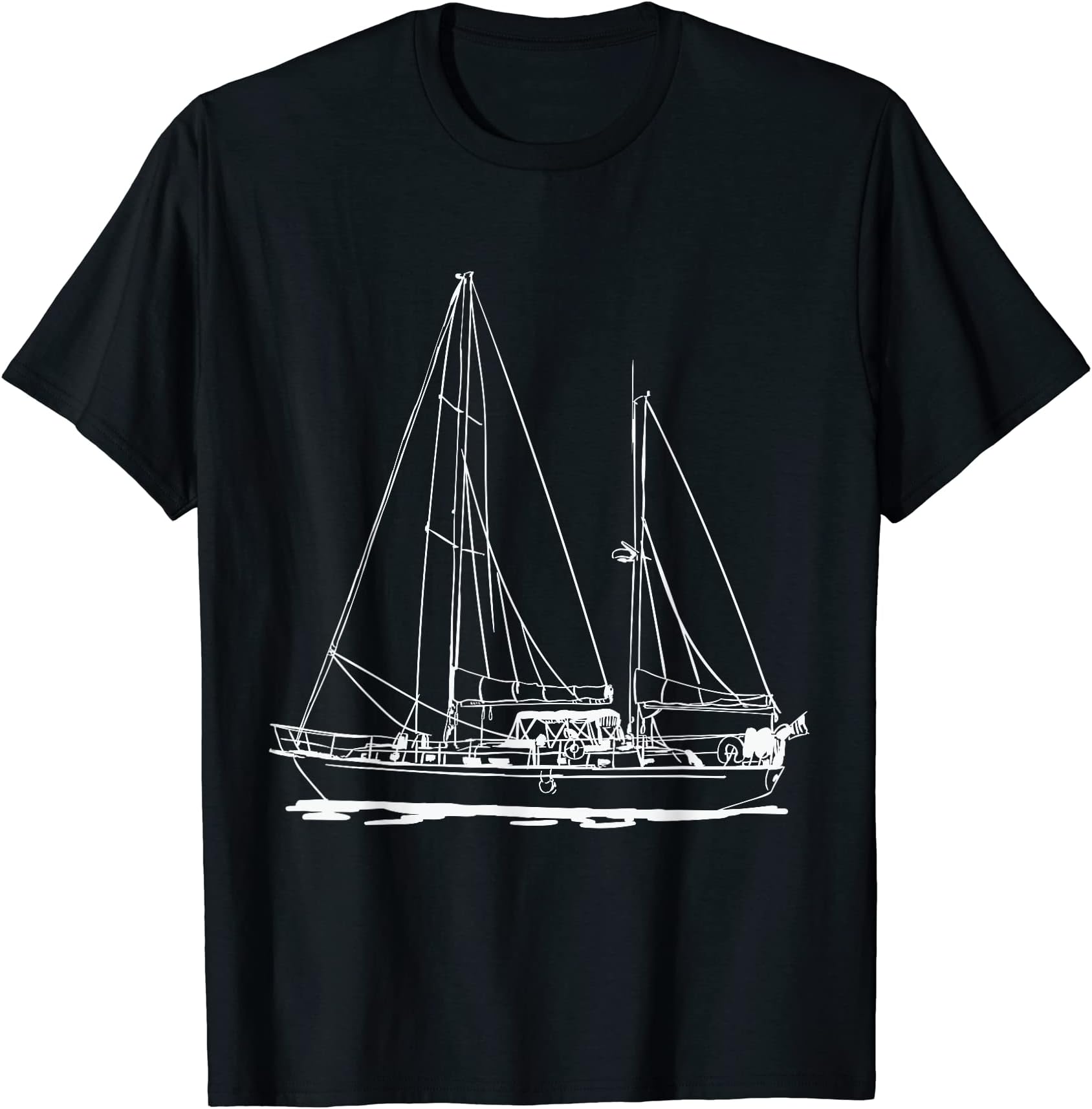 Schooner Sail Boat T-Shirt