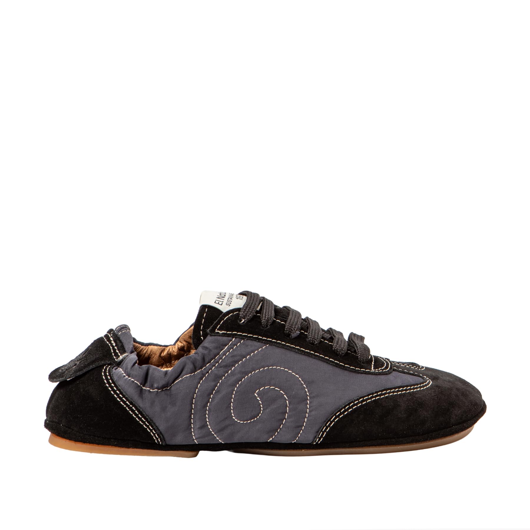 El Naturalista Women's N5823 Essence Sneaker, Black/White, 4 UK
