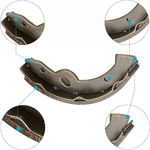 Miniatura 3 de Juego de zapatas de freno de repuesto para carritos de golf EZGO YM OEM # 219217G704