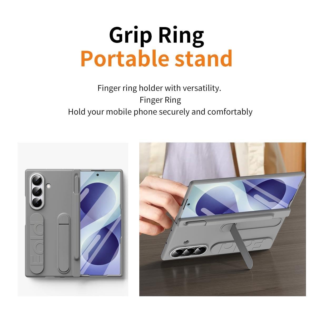 Custodia for Samsung Galaxy Z Fold 8 Ultra porta S-Pen supporto