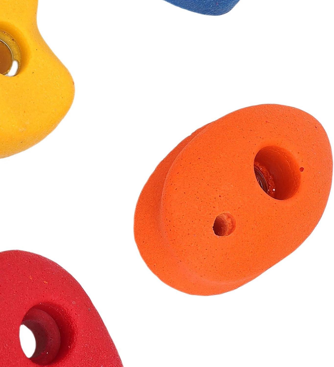 Sorandy 5 Pcs Climbing Holds, Colorful Resin Wall Grips, Kids Climbing Rocks with Mounting Hardware, Ideal for Indoor Outdoor