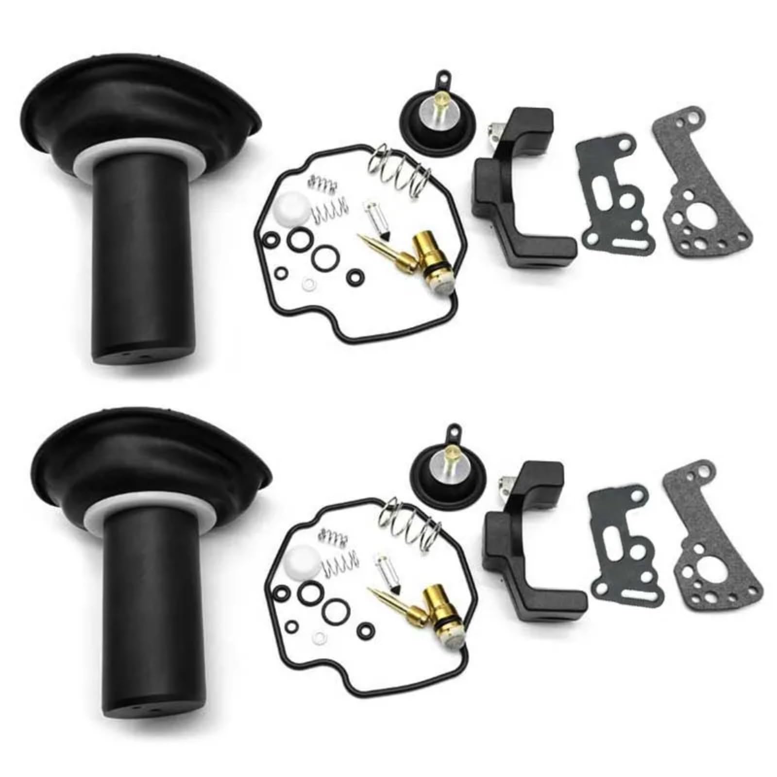 Kit Carburador Repuesto Kit Reparación Carburador Para Yamaha Para XV500 1994-1998 Para XV400 XV535 1990-2001 Para XV500S Para Virago 500 400 535 Diafragma Flotante Carburador(A Style)