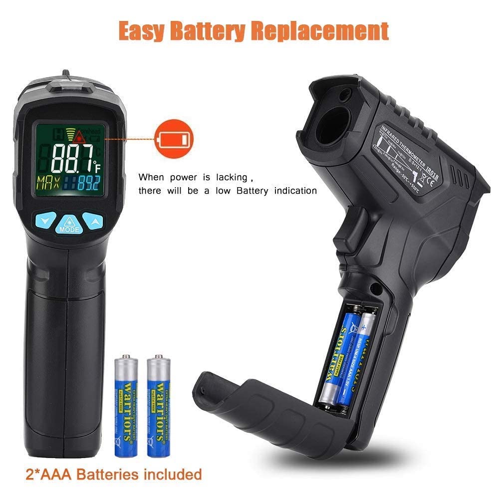 Weekly Top Sale Infrared Thermometer Gun, Estink Handheld Digital Laser Temperature Gun 57°F ~1022°F (-50°C ~ 550°C) with Battery and Newest Laser Positioning for Cooking, Pizza Oven, Grill & Engine Review Product Infrared Thermometer Gun, Estink Handheld Digital Laser Temperature Gun 57°F ~1022°F (-50°C ~ 550°C) with Battery and Newest Laser Positioning for Cooking, Pizza Oven, Grill & Engine