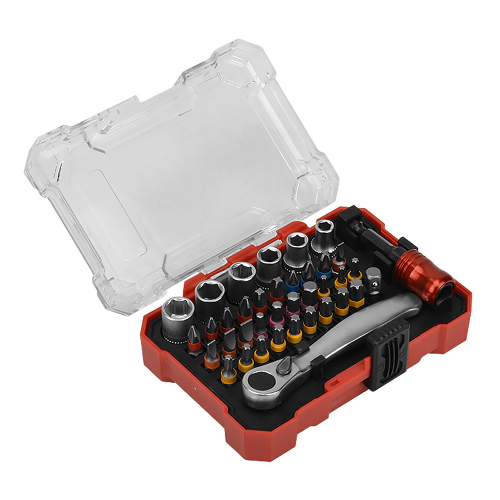 Apglsxy Professional Screwdriver Bit Ratcheting Tool Set / 38Pcs Nonslip Grip For Automotive Maintenance Projects Ratcheting Screwdriver Set