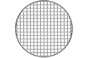 Stainless Steel Round Cooling Rack,Heavyweight Cross Wire Steaming Cooling BBQ Rack, 5.9"...