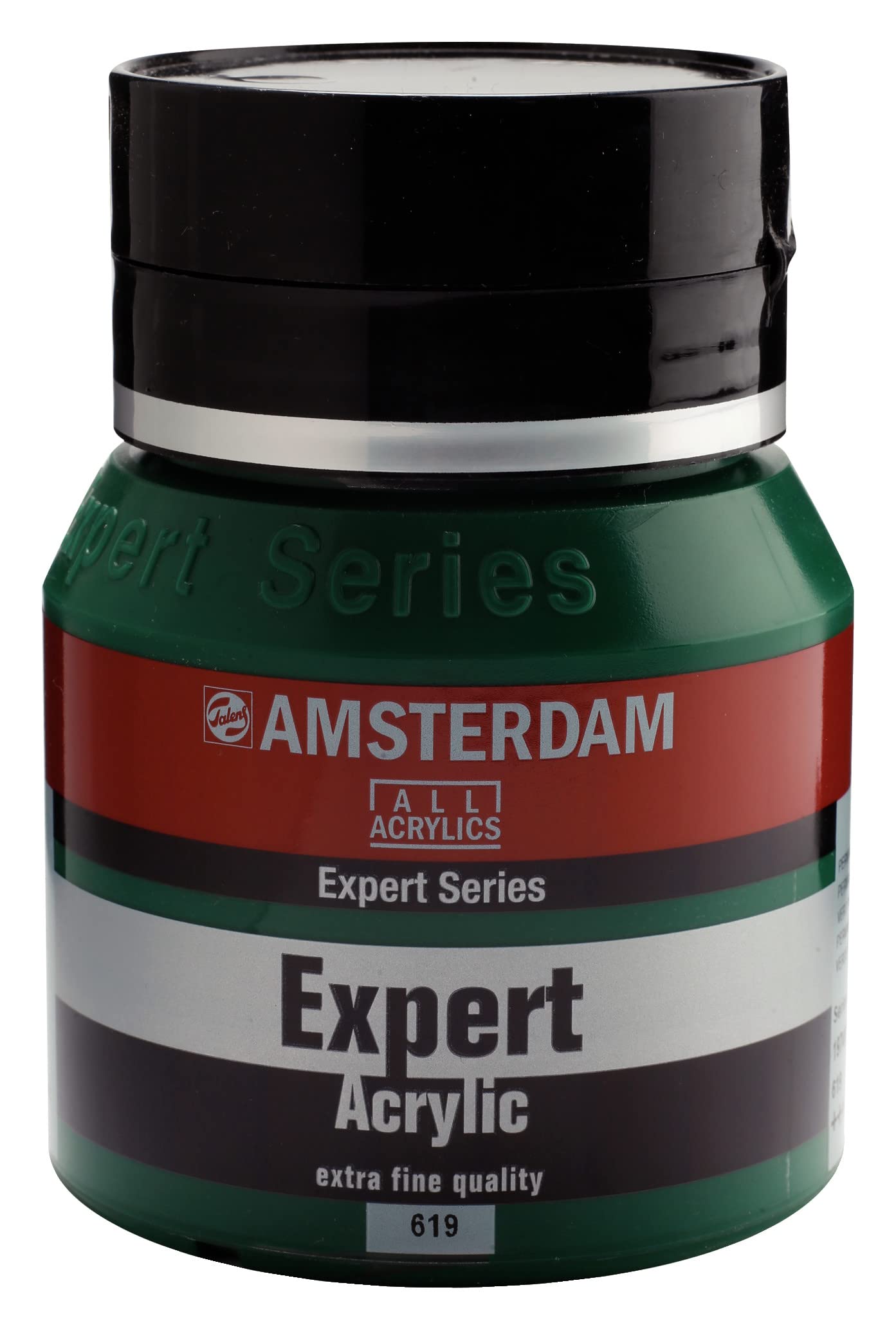 Amsterdam Expert Series Acrylic Paint - 400 ml Permanent Green Deep 619 - Artist-Grade Semi-Opaque, Lightfast, Heavy Body for Rich Texture