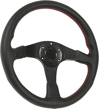 Chrees Racing Steering Wheel, 350mm, Carbon Fiber Design
