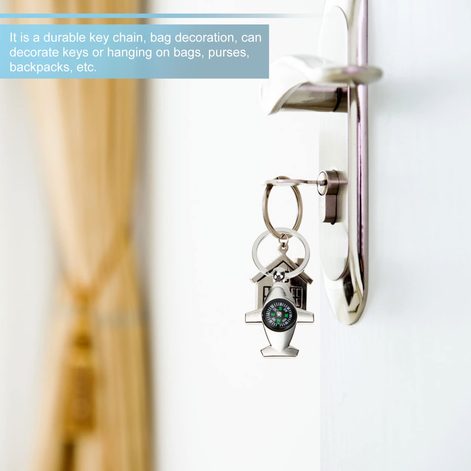 balacoo Key Holder Keyring for Backpack Handbags Shoulder Bag Wallet Alloy Material Durable