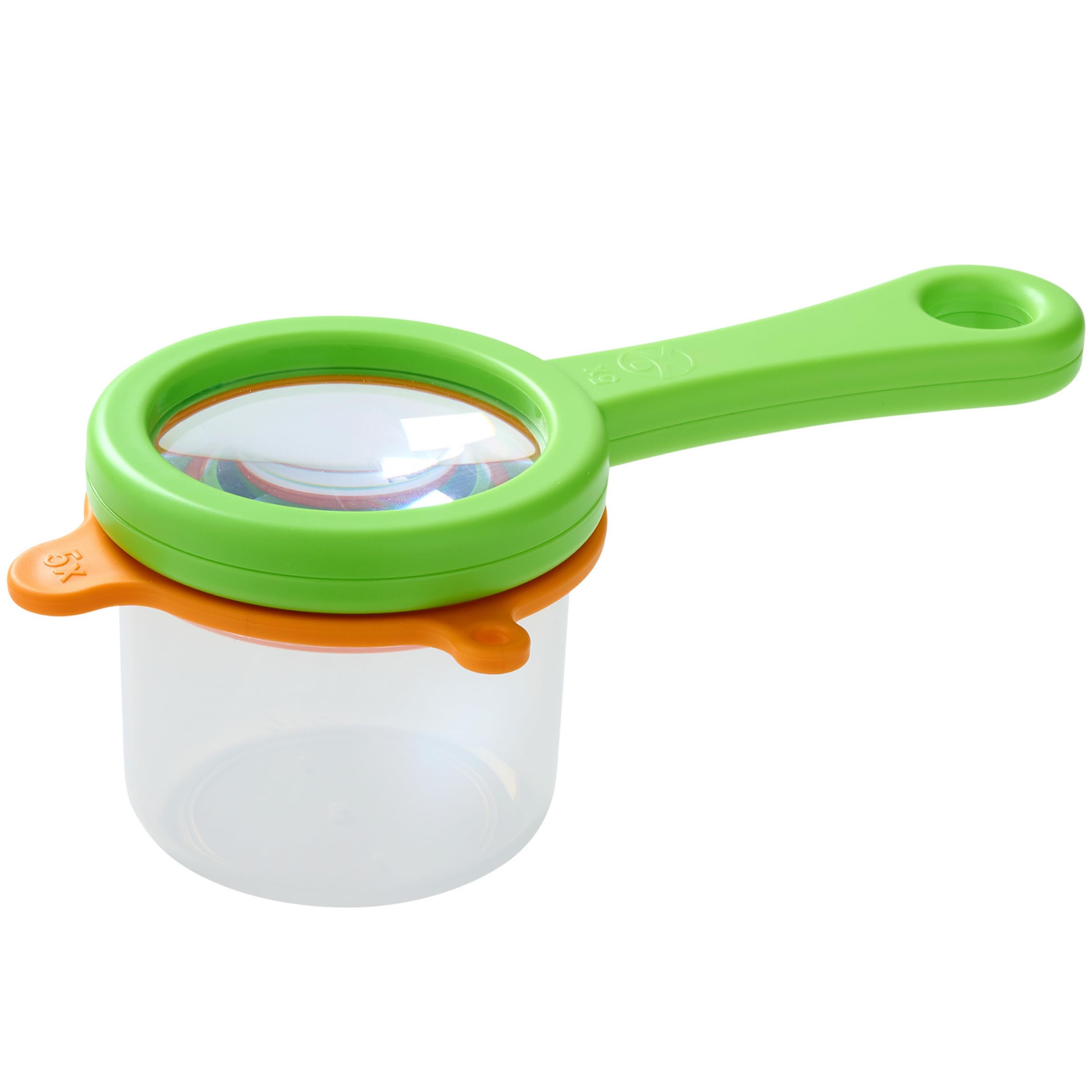 HABA Terra Kids Becherlupe 3 in 1 – Lupenset für Naturforscher (5x/10x Vergrößerung)