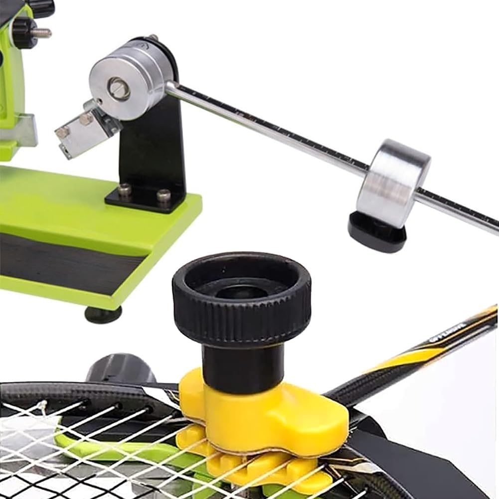 Badminton Racket Stringing Machine, 6-Point Mounting, for Squash/Tennis/Badminton, Including Racket Stringing Aid Kit (Blue)
