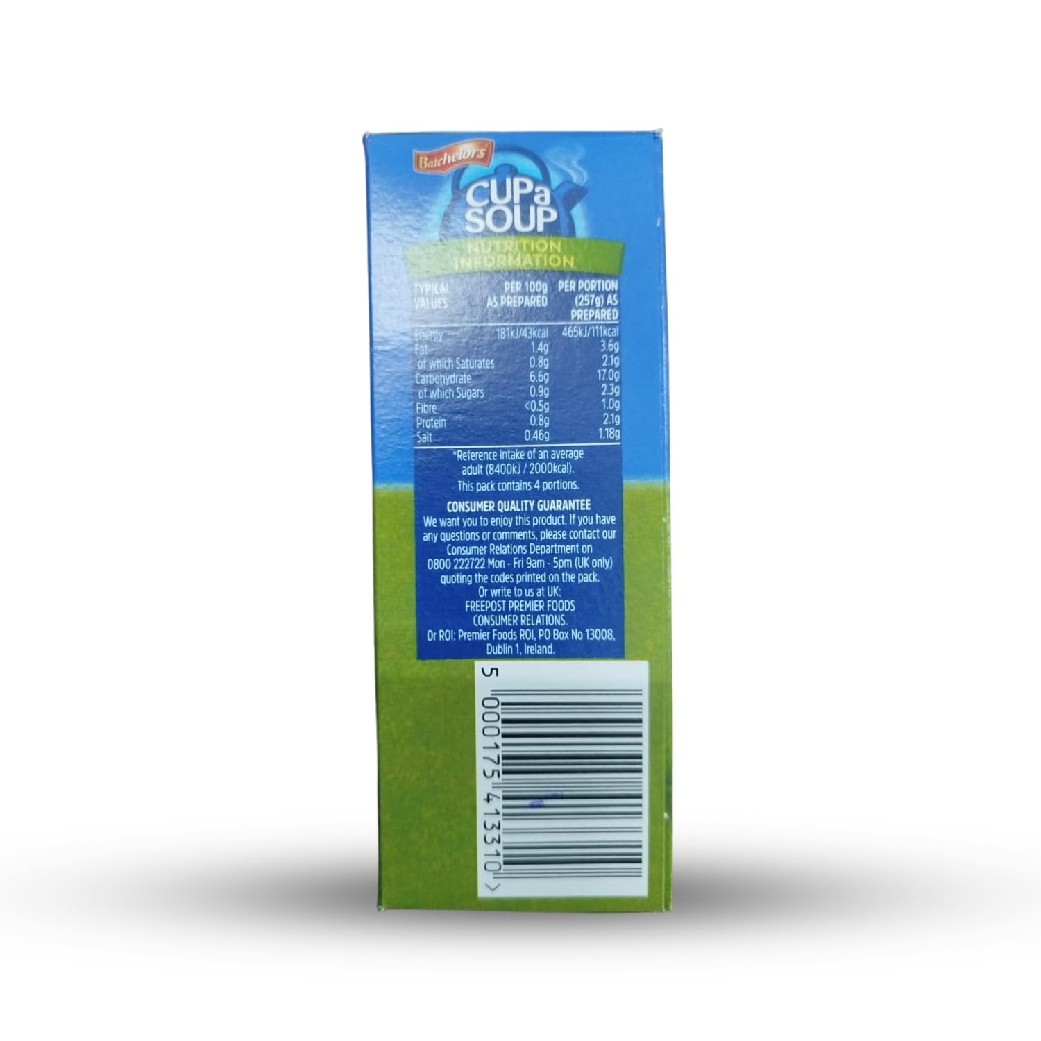 Batchelors Cup A Soup Creamy Potato & Leek Instant Soup Sachets, 107g (4 Pack) | Just Add Hot Water | Low Fat Vegetarian Mix | No Artificial Preservatives 1