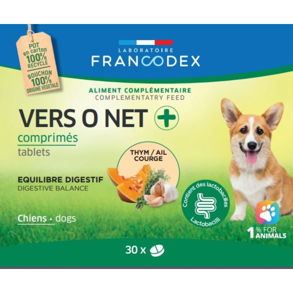 Francodex - Anti Parasite 30 comprimés pour Chiot et Petit Chien