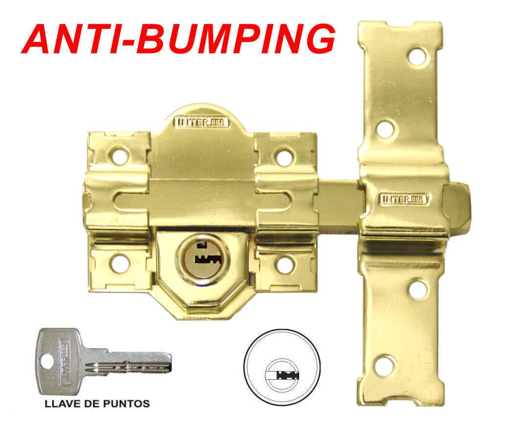 36178 Cerrojo anti-bumping, Dorado
