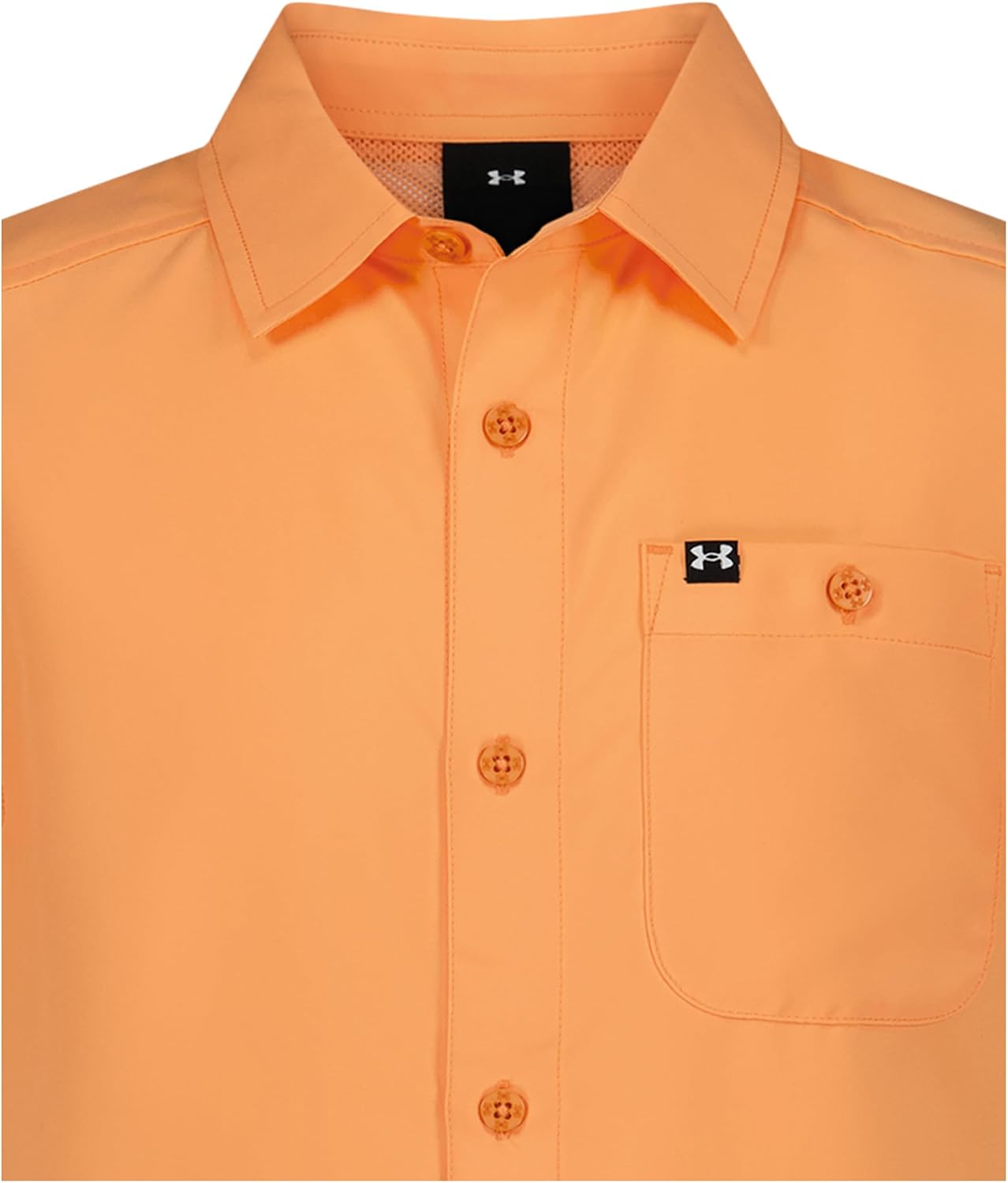 Under Armour Boys Short Sleeve Drift Tide Woven Fishing Shirt, UPF 50+ Quik-Drying Lightweight Fabric, Outdoor Collection