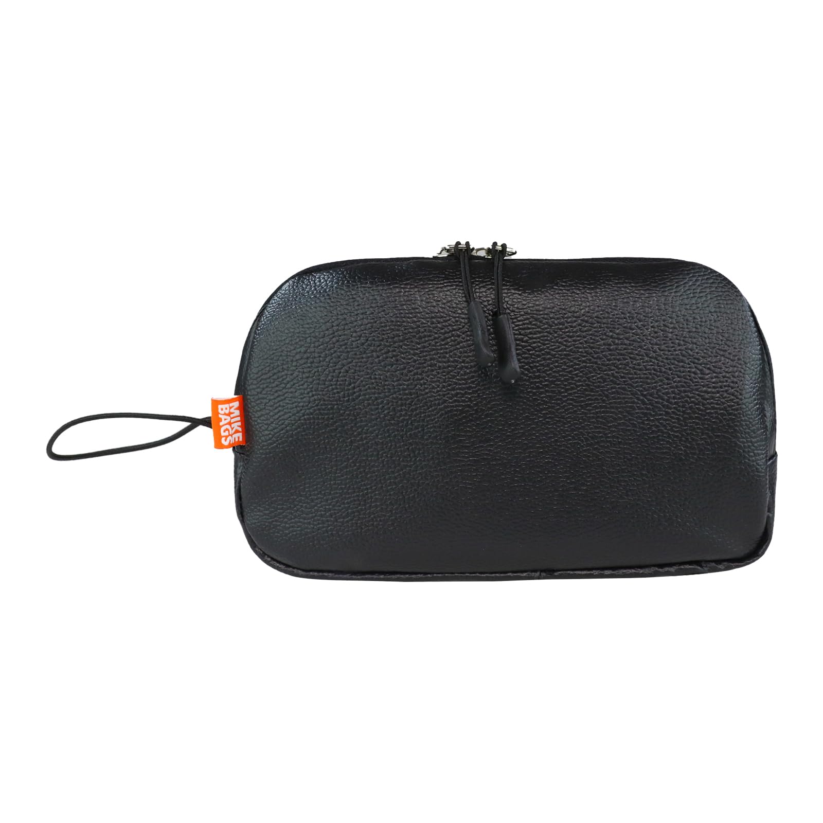 Mike Pu Leather Multipurpose PouchPouch Designer Pencil Pouch Stationary Accessories Holder Toiletry Pouch with Zipper (Black)-image-26
