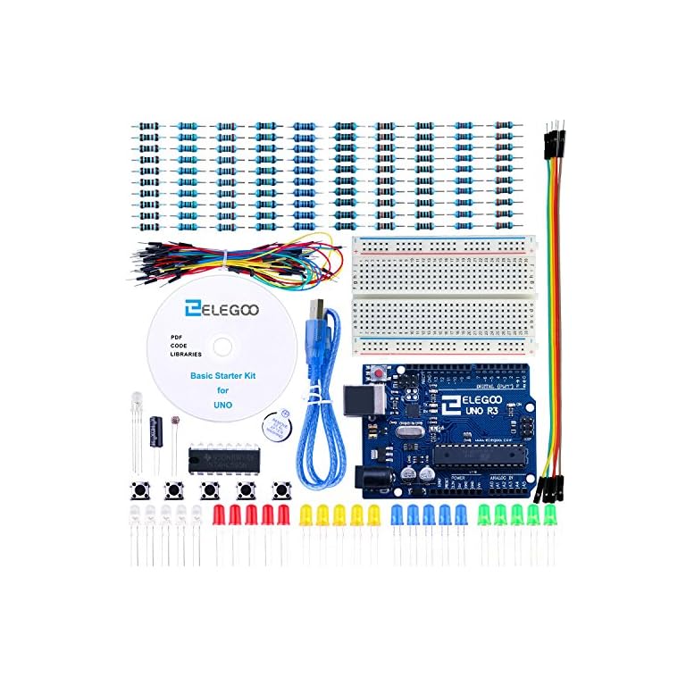 ELEGOO Conjunto Básico de Iniciación Compatible con Arduino IDE con