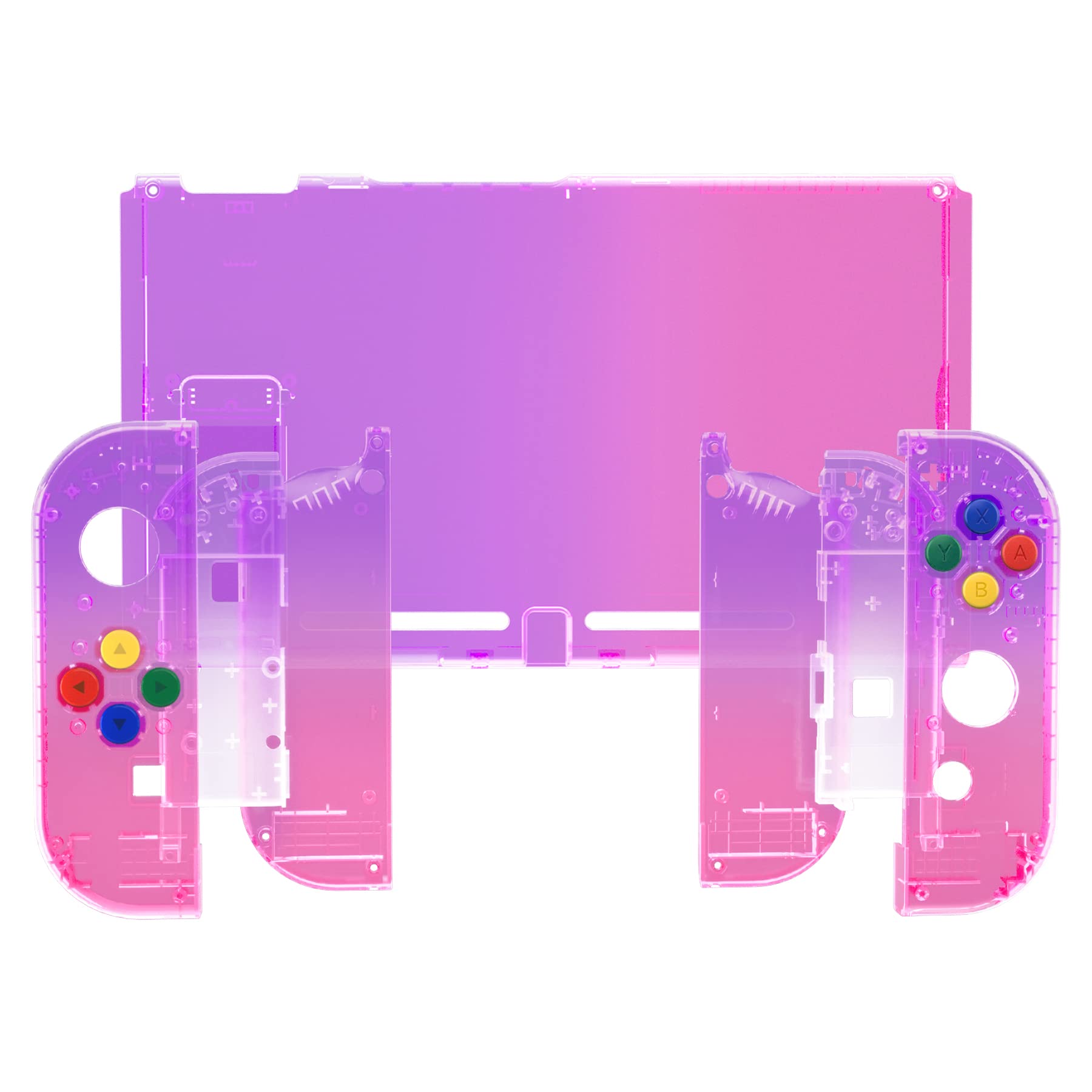 eXtremeRate ソフトタッチバックプレート 任天堂スイッチコンソール用 NS Joycon ハンドヘルドコントローラーハウジング フルセットボタン DIY交 Amazon.co.jp: eXtremeRate ソフトタッチグリップバックプレート
