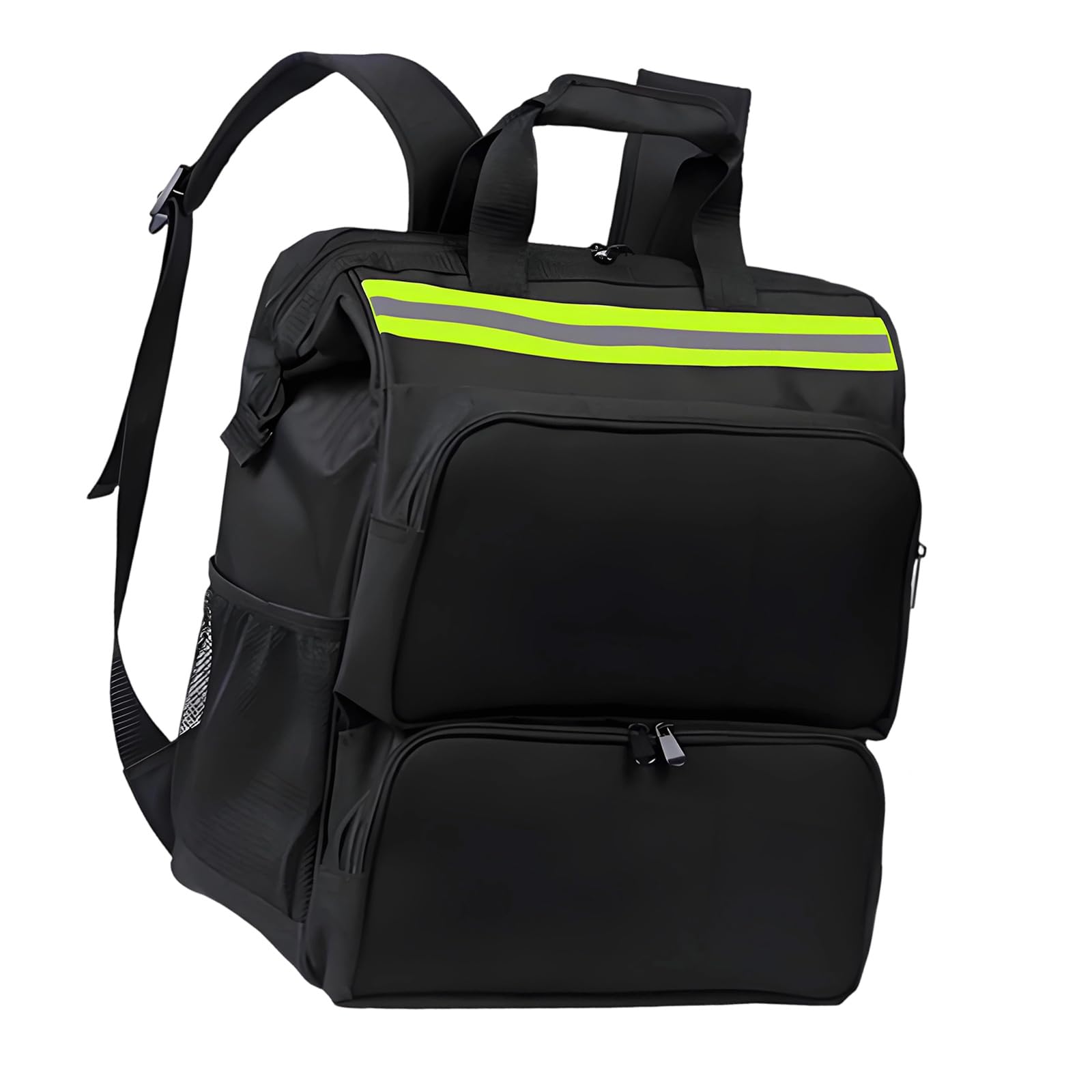 Ergonomic Tool Carriers Backpack Tool Bag Waterproof Canvas Fabric Shoulder Bag for Electrician, Plumber Backpack