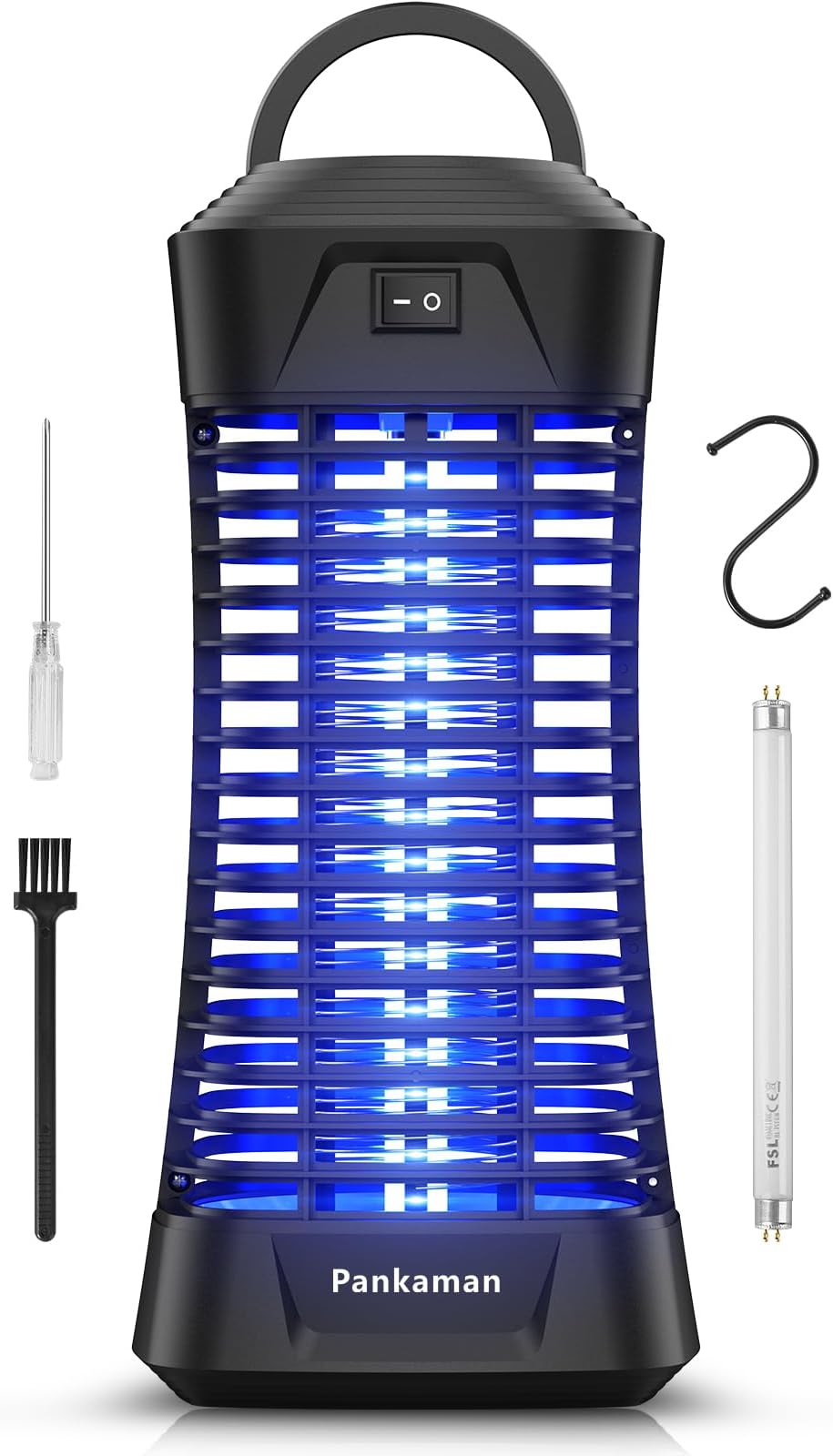 Electric Insect Killer with Switch, Fly Trap, Mosquito Trap, Insect Repellent, 6W, UV Light Source, Attracting Type, 365 nm Wavelength, No Chemicals Required, Insect Repellent, Insect Repellent,