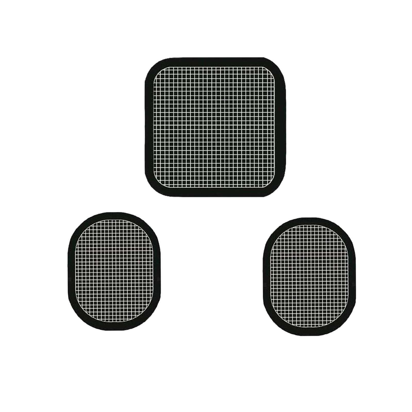 ZONJIE Replacement Gel Pads, 1 Set 3PCS Self Adhesive Gel Belt Pad Electrodes Pads Abdominal Belts Pad Compatible for slendertone Abs Belt