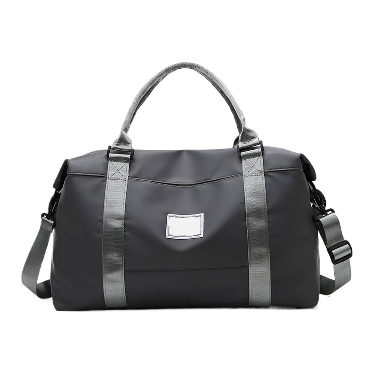 Bolsa De Gimnasio Pequeña for Mujer, Viaje Elegante for Avión, Deportiva Liviana Compatible con Bolsillo Húmedo for Yoga, Pilates, Natación(Gray)