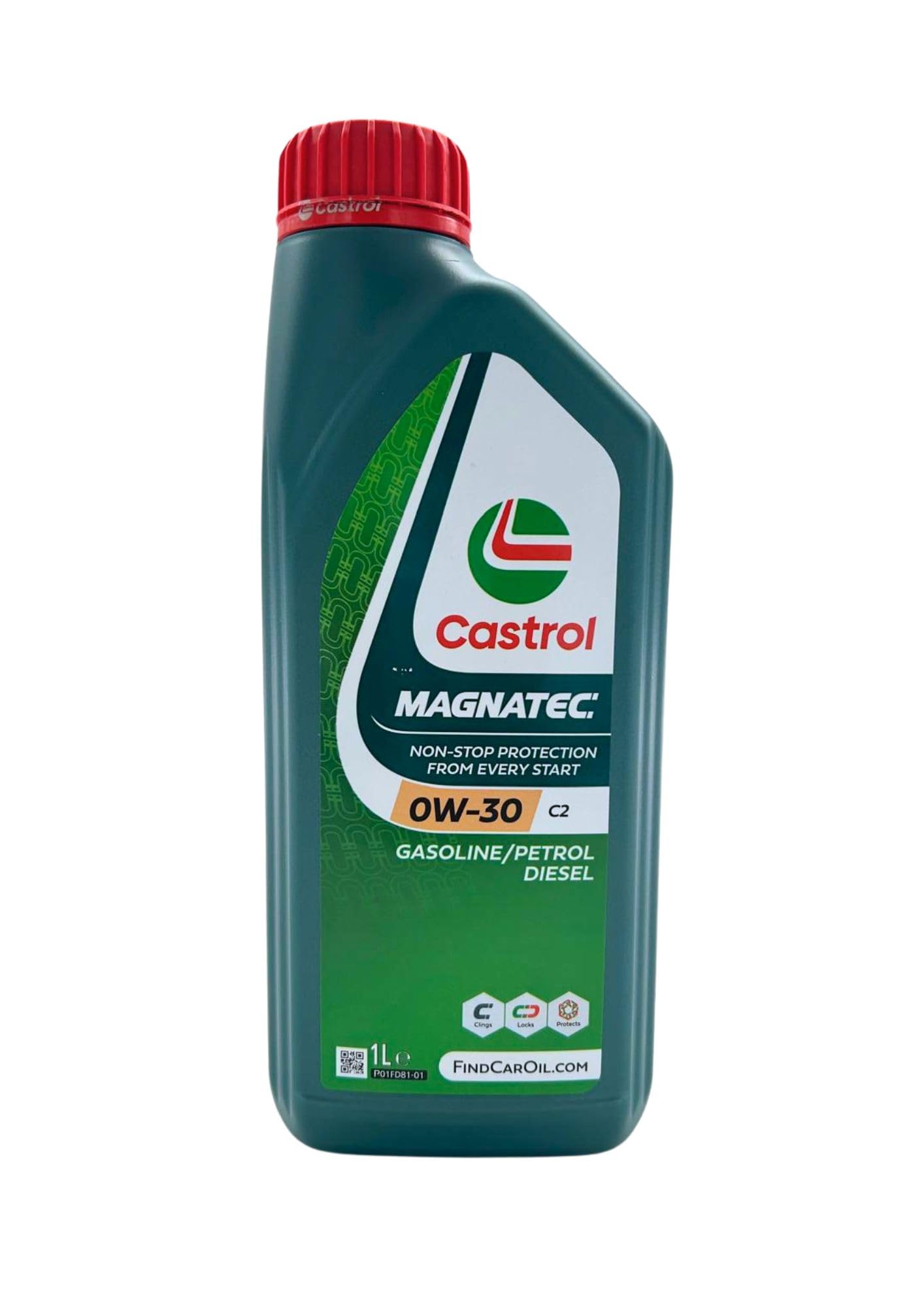 LUBRIALPHA - Olio Motore 0W30 Castrol Magnatec Stop-Start | Lubrificante Auto Benzina/Diesel | Confezione 4x1L | Portachiavi Cavatappi | ACEA C2 | PSA B71 2302/2312 | FIAT 9.55535-DS1/GS1