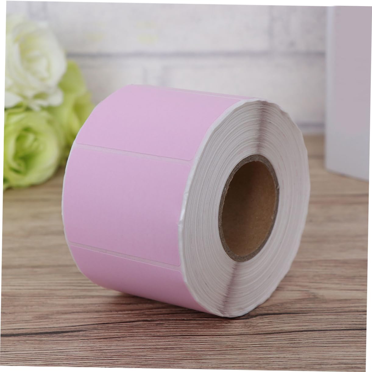 Etichette Autoadesive Resistenti All'acqua Rosa per Etichettatrice in Carta Termica 2 Pezzi 60x40mm per Stampa Chiara e Spedizioni