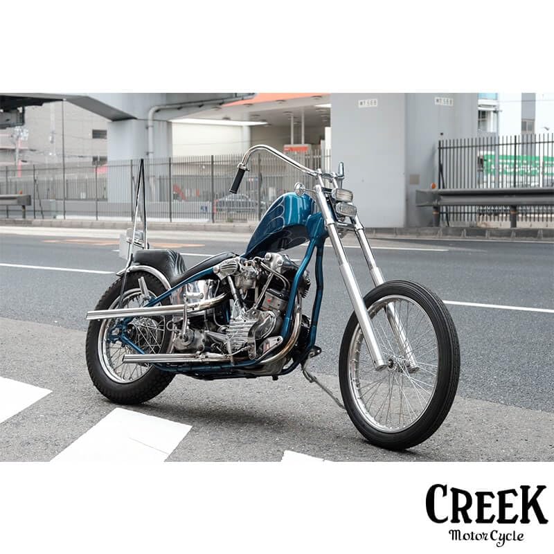 Amazon | プルバックハンドル/ワイド 1インチ CREEK MOTORCYCLE製 