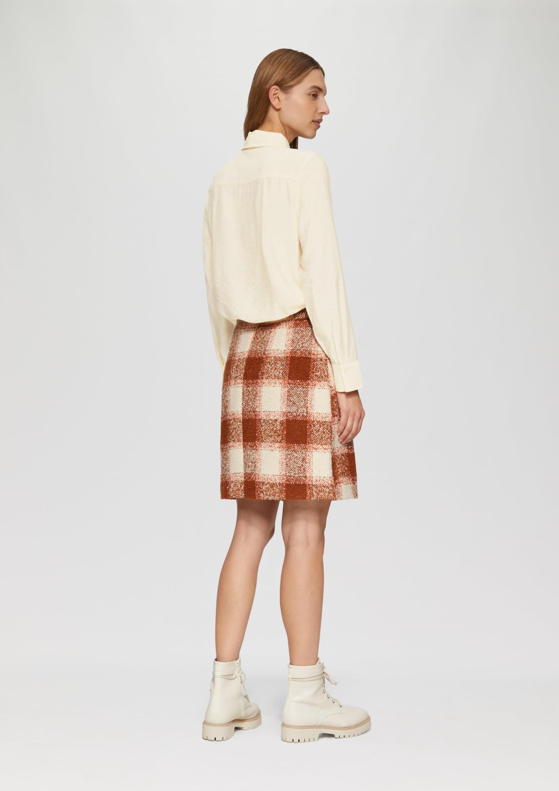 s.Oliver Strukturierte Bluse mit Abnehmbarer Schluppe