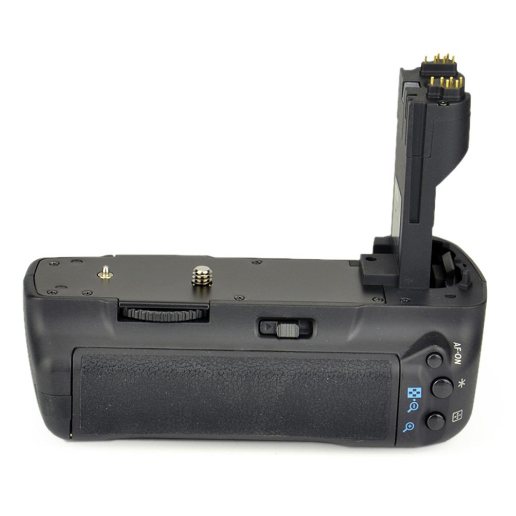 DSTE Telecomando Verticale Batteria Presa per Canon EOS 5D Mark II 5D2 DSLR Fotocamera come BG-E6