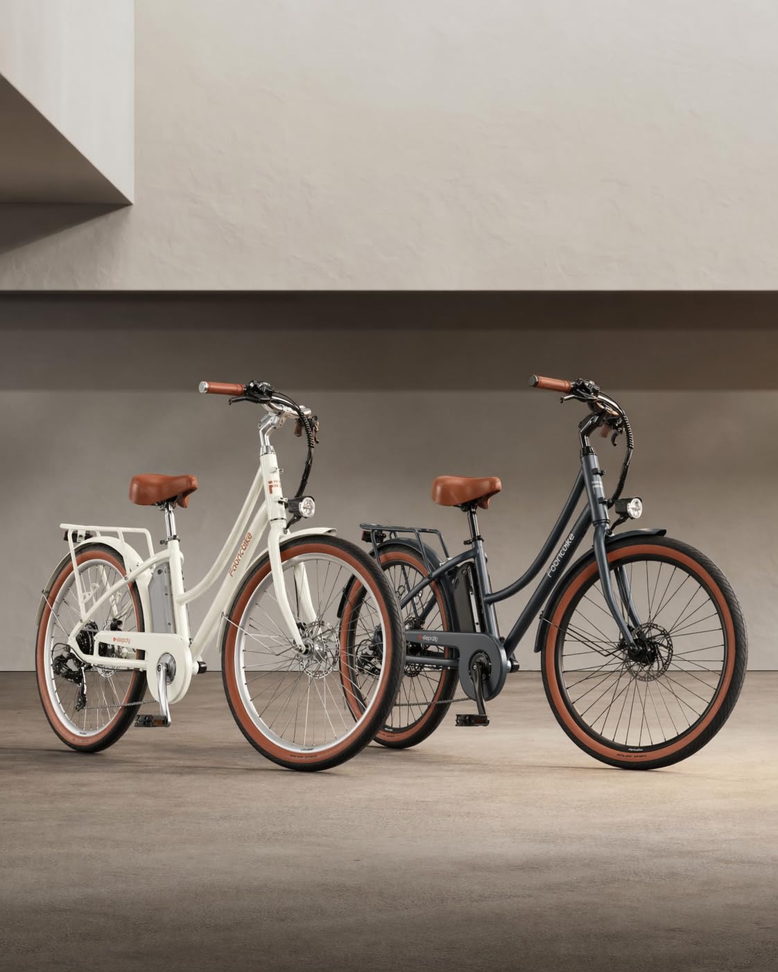 FabricBike E-Stepcity Vélo Électrique – 250W, Batterie 36V, Autonomie 60 km, 7 Vitesses Shimano, Freins à Disque, Cadre Ouvert, Éclairage & Porte-Bagages