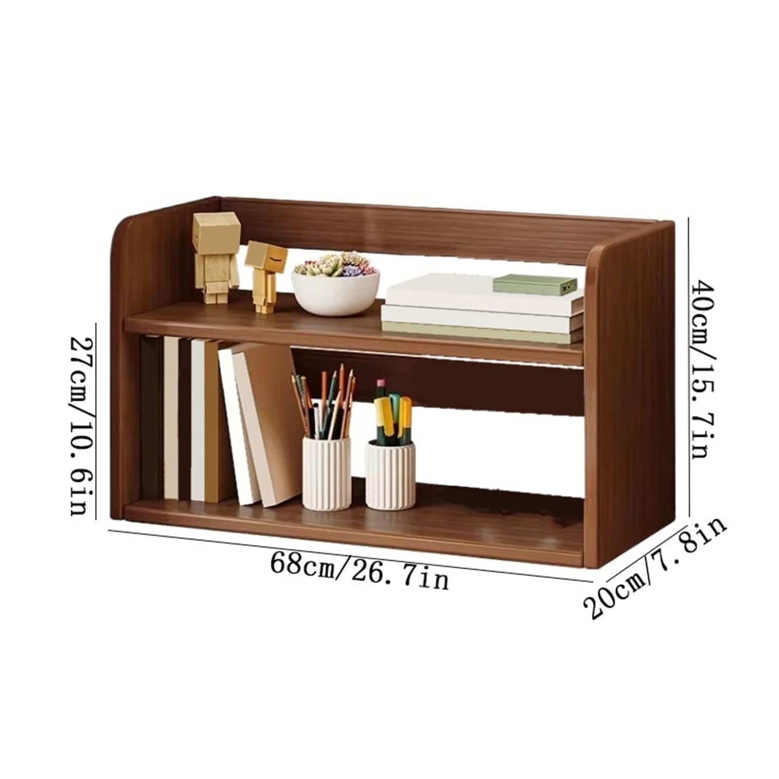 Organizador de Libros Estante de Almacenamiento estantería Tablero Artificial Multiusos