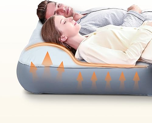 Miniatura 4 de GOTIDY Colchón de aire autoinflable de tamaño matrimonial para camas de camiones, colchón de aire de campamento (Full XL)