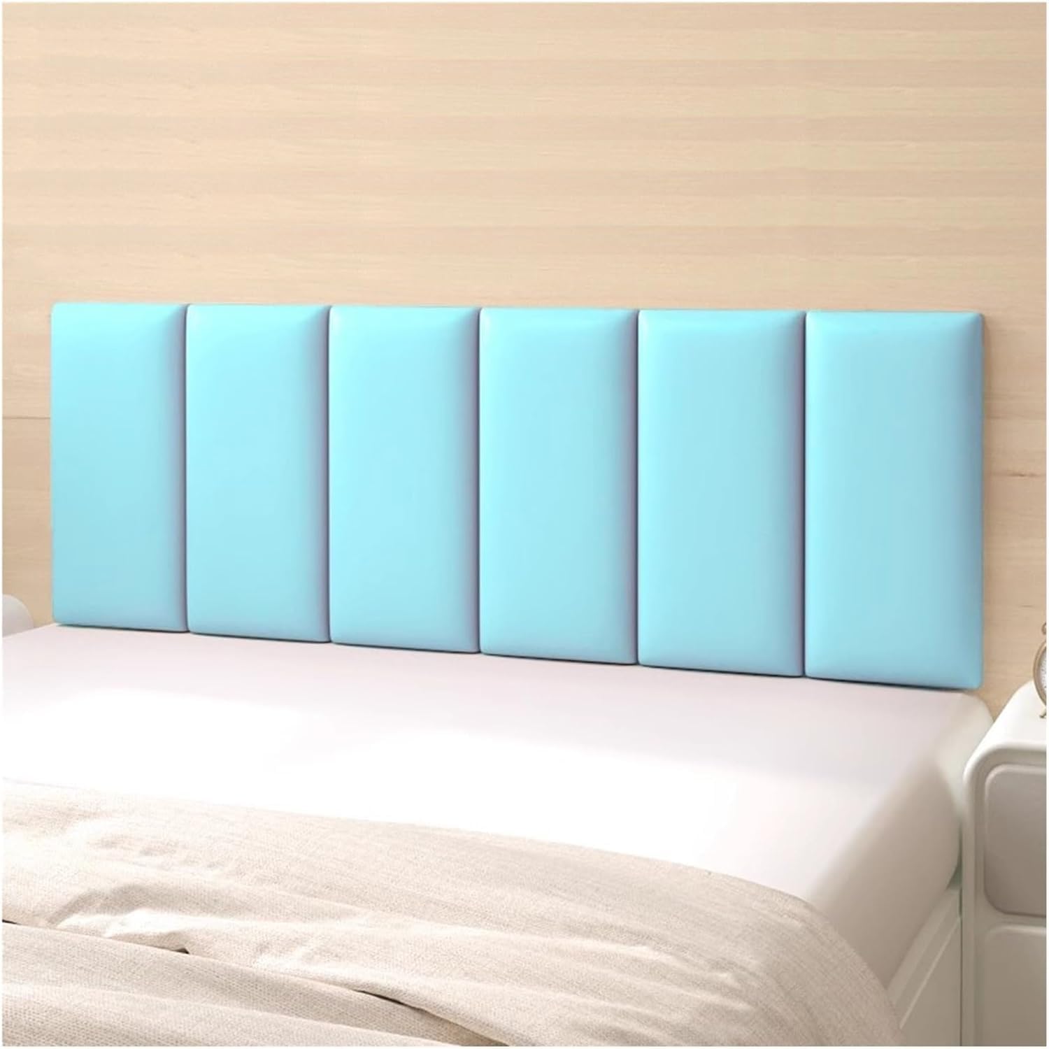 Cojín de pared anticolisión para niños que soluciona los golpes nocturnos con cabecero tapizado 3D