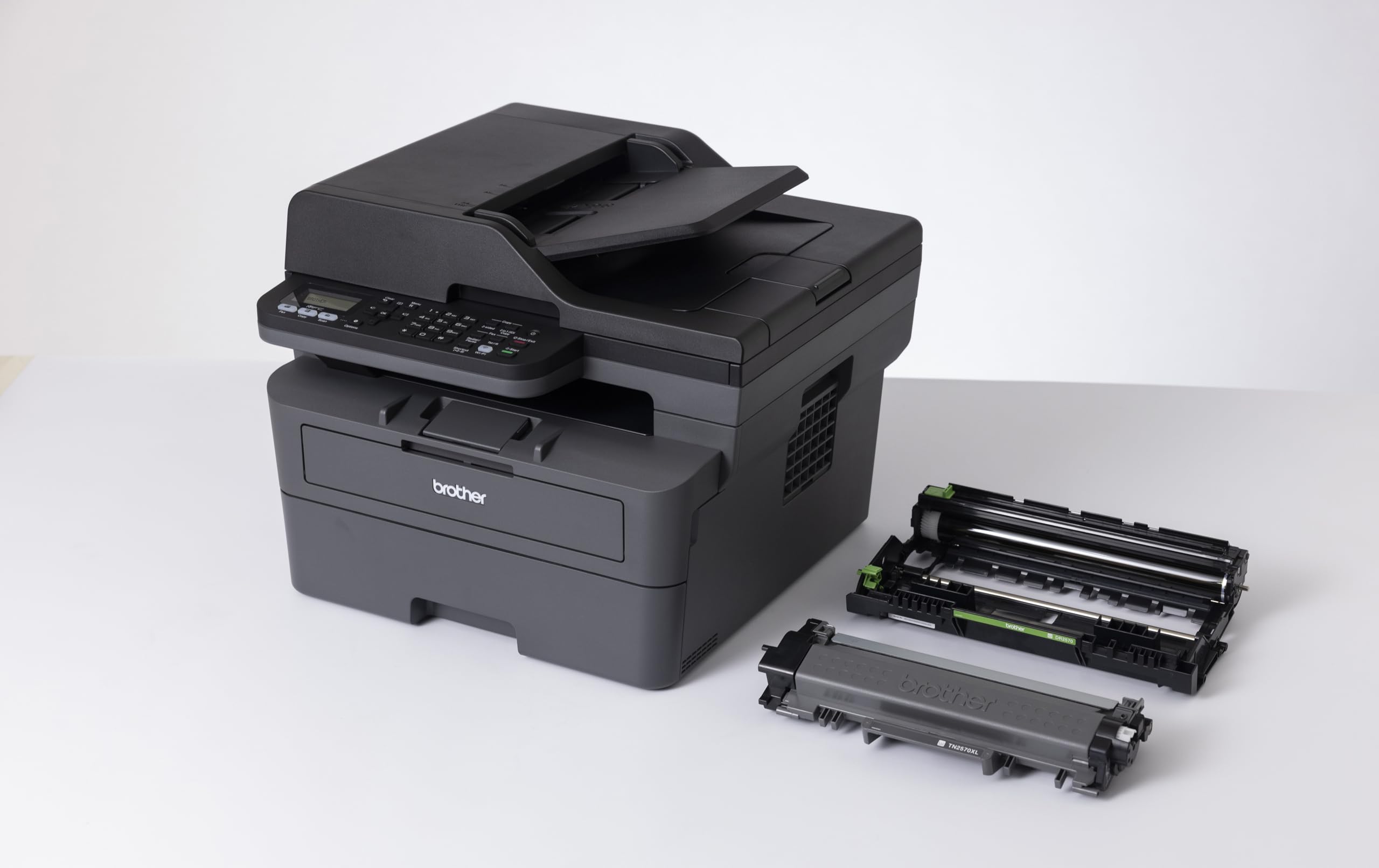 Brother MFC-L2827DW Stampante Laser Multifunzione 4 In 1 – Stampa, Scansione, Copia E Fax – 32 Ppm, Fronte/retro Automatico, Wi-Fi 5GHz E Display LCD 2 Righe