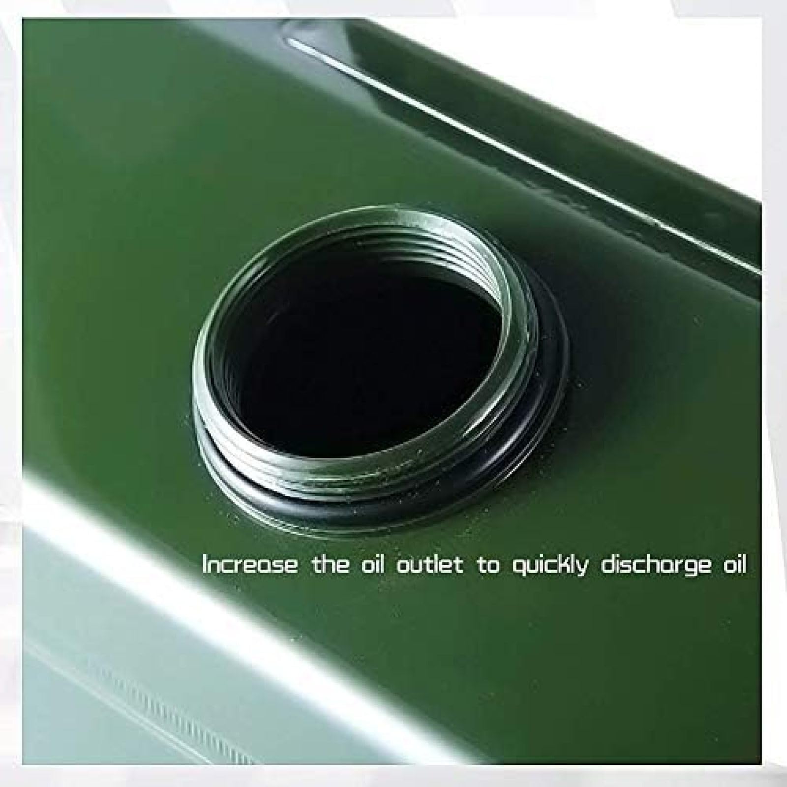 Jerrycan épais en métal 3L/5L/10, pour le stockage du carburant, de l'essence et du Diesel, avec tuyau de sortie d'huile, pour essence et Diesel,10L