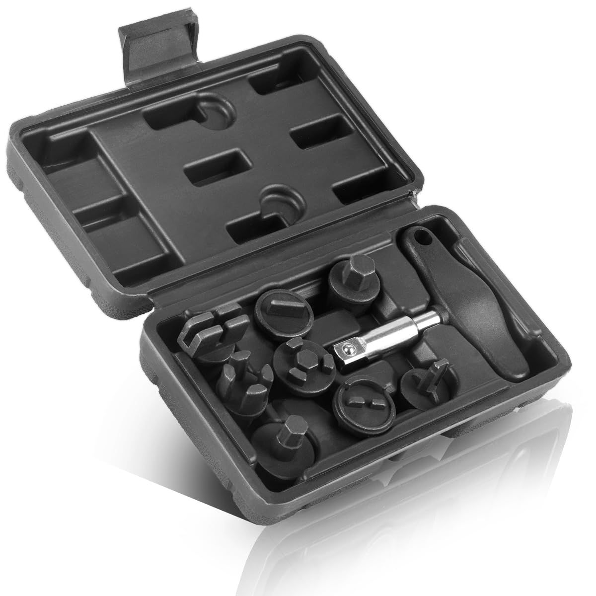 Staahlwerk Ölablass-Werkzeug Set 9 Teile Für Autofahrer | Ölwechsel-Werkzeug | Steckschlüssel-Satz für Kunststoff-Ölabla