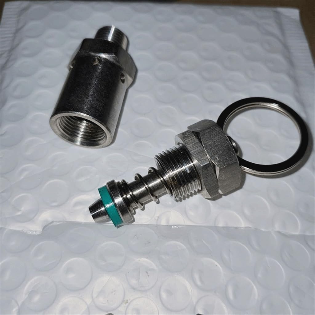 Soupape de sécurité, Soupape de surpression à ressort en acier inoxydable 304, 1/2 pouces(6 10Bar Adjustable)