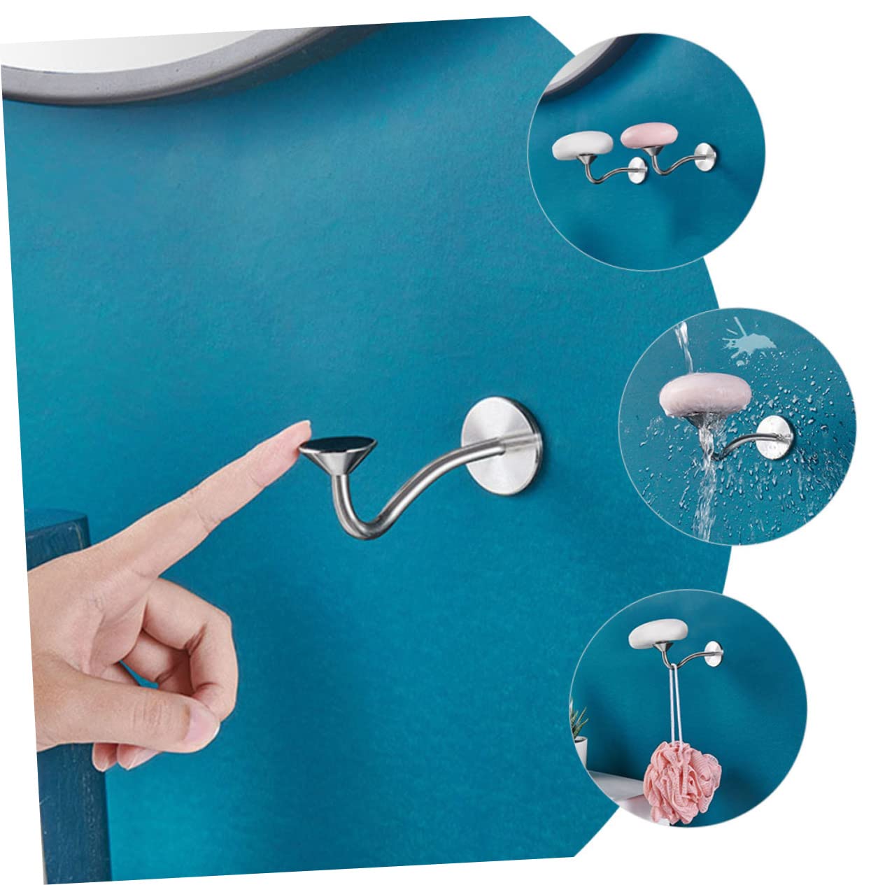 2pezzi Portasapone Da Inossidabile Per Asciutto Facile Installazione Per Bagno Accessorio e